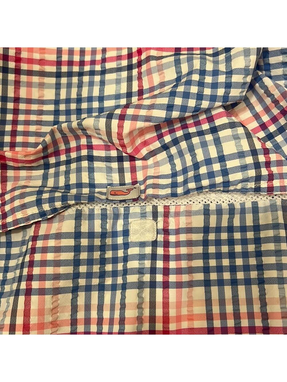 Vineyard Vines seersucker harbor shirt w vented back L - Picture 8 of 12